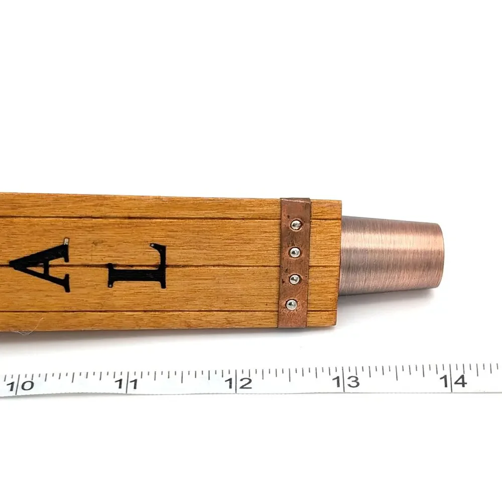 2010 Samuel Adams Seasonal Beer Tap Handle 3-Sided Inserts Rustic Noble Pils